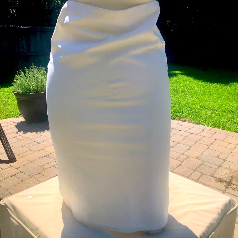 White Pencil Skirt